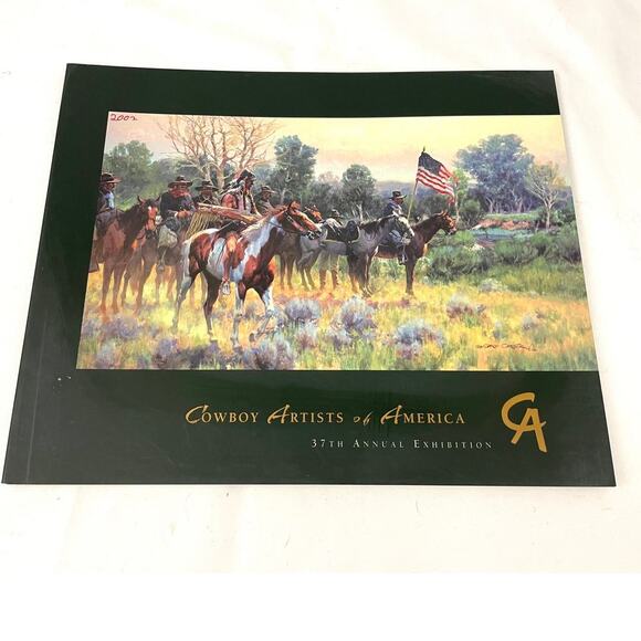 Cowboy Artists of America Paperback 37th Phoenix Art Museum 2002 First Edition - Picture 1 of 13